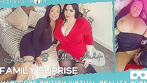 Mia Milf - F*mily Suprise; Huge Tits British Bbw Lesbian