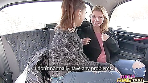 Strap On Fun In Taxi 1 - Female Fake Strap On Fun In Taxi 1 - Female Fake